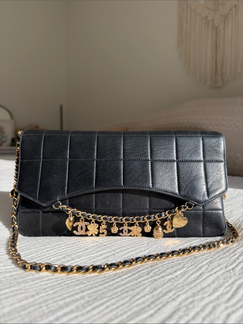 Vintage Chanel RARE Lucky Charms Shoulder Bag, authentic